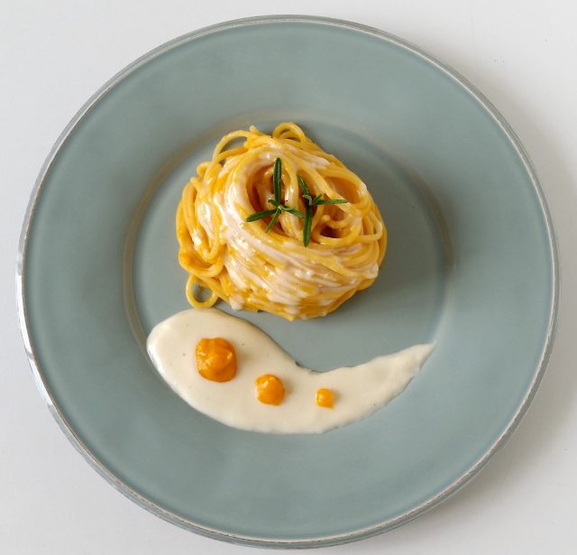 spaghetti-con-crema-di-zucca-rosmarino-e-fonduta-di-taleggio-bis-7