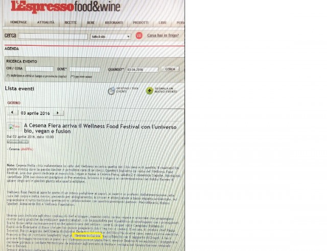 wff l'espresso food&wine