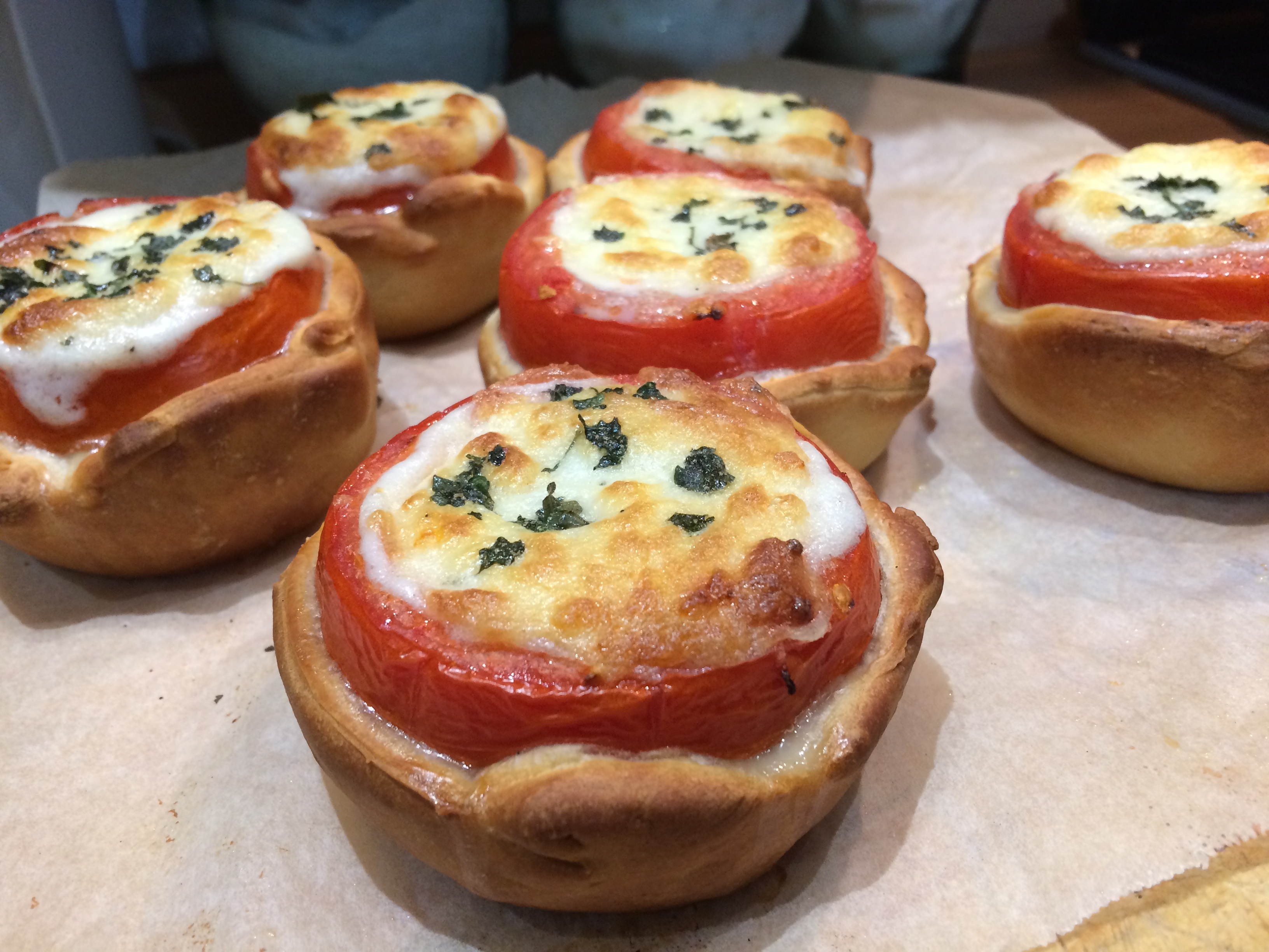 Oggi cucina Sabrina: Tortini ai pomodori