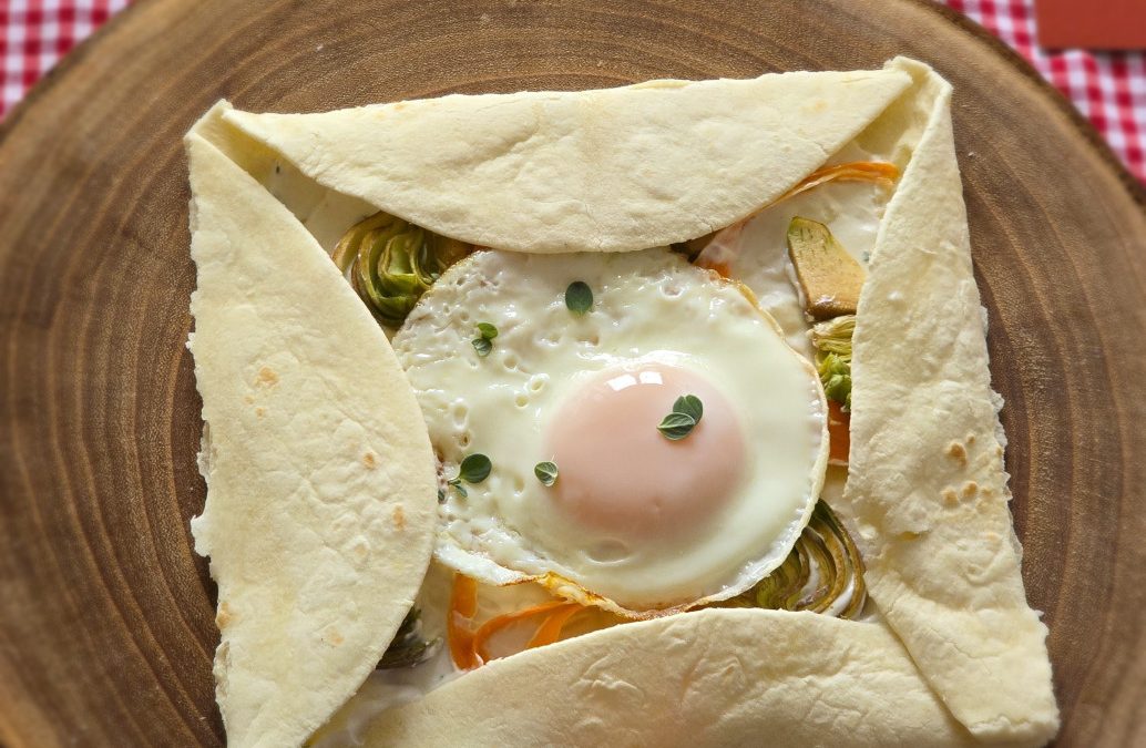 Piadina romagnola IGP in stile galette bretonne